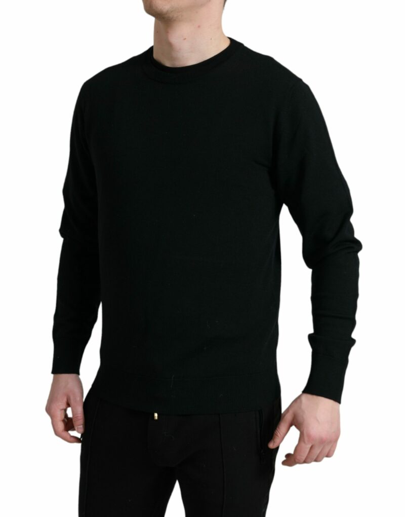 Dolce & Gabbana Stunning Black Wool Sweater - Image 3