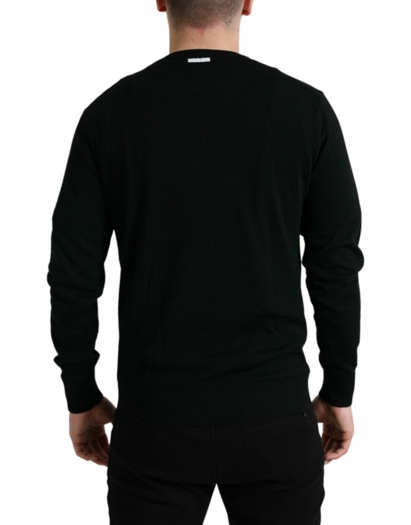 Dolce & Gabbana Stunning Black Wool Sweater - Image 4