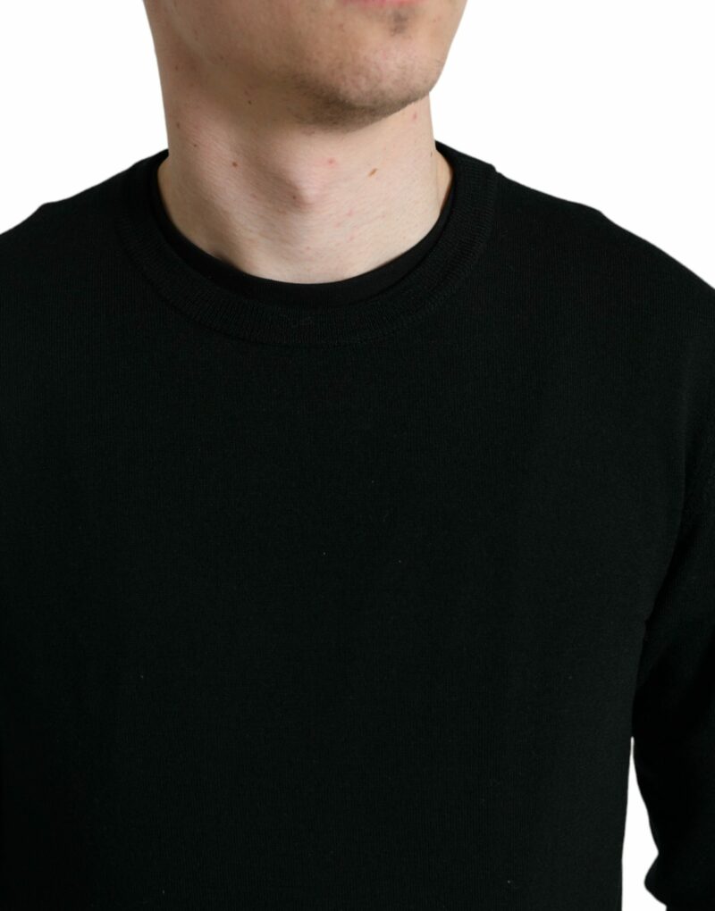 Dolce & Gabbana Stunning Black Wool Sweater - Image 5