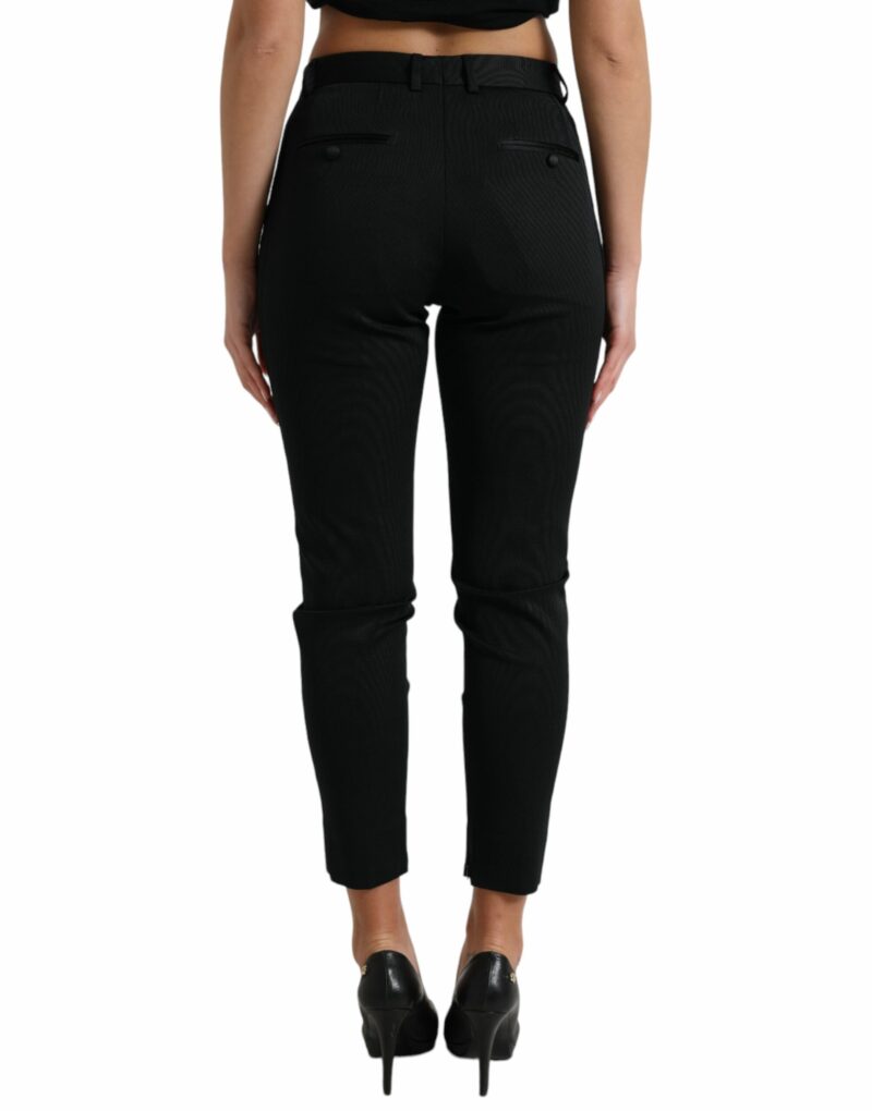 Dolce & Gabbana Chic High Waist Skinny Cropped Pants - Image 3
