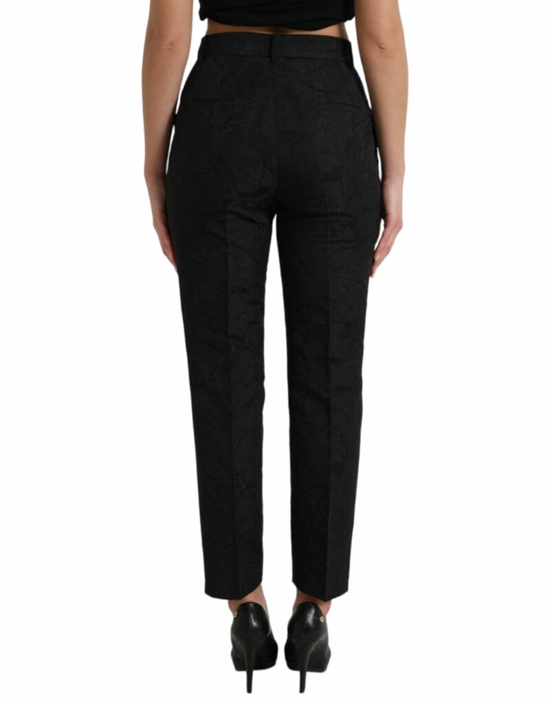 Dolce & Gabbana High Waist Tapered Elegance Pants - Image 3