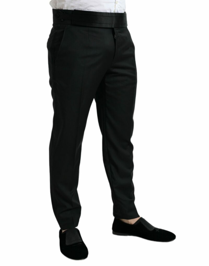 Dolce & Gabbana Elegant Slim Fit Wool Dress Pants - Image 2
