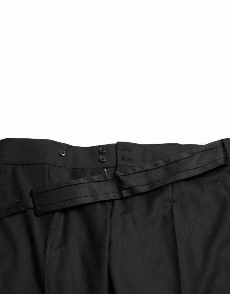 Dolce & Gabbana Elegant Slim Fit Wool Dress Pants - Image 5
