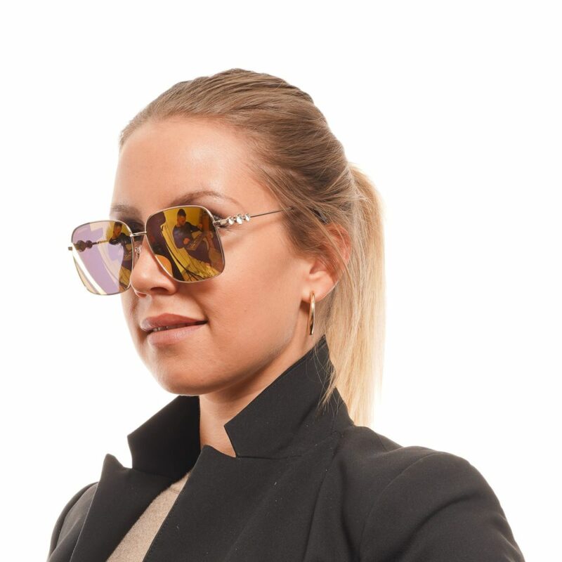 Swarovski Gold Women Sunglasses - Image 4