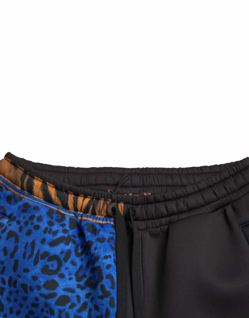 Dolce & Gabbana Elegant Tiger Print Joggers - Image 5