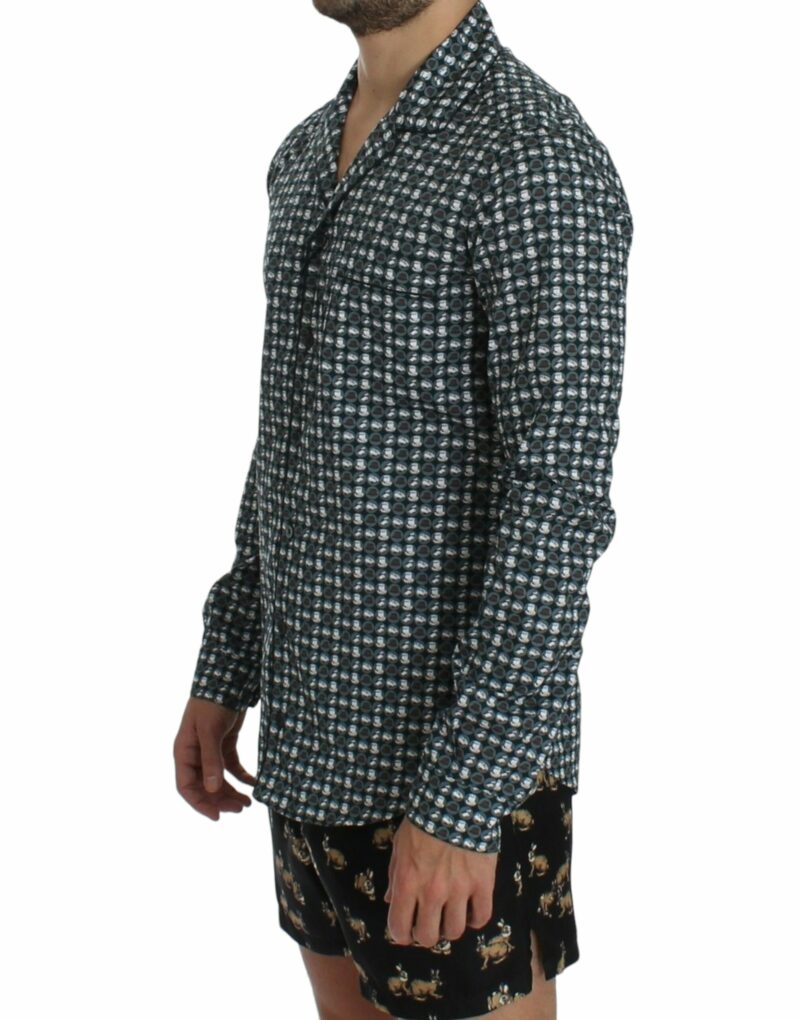 Dolce & Gabbana Elegant Green Pajama Nightshirt - Image 2