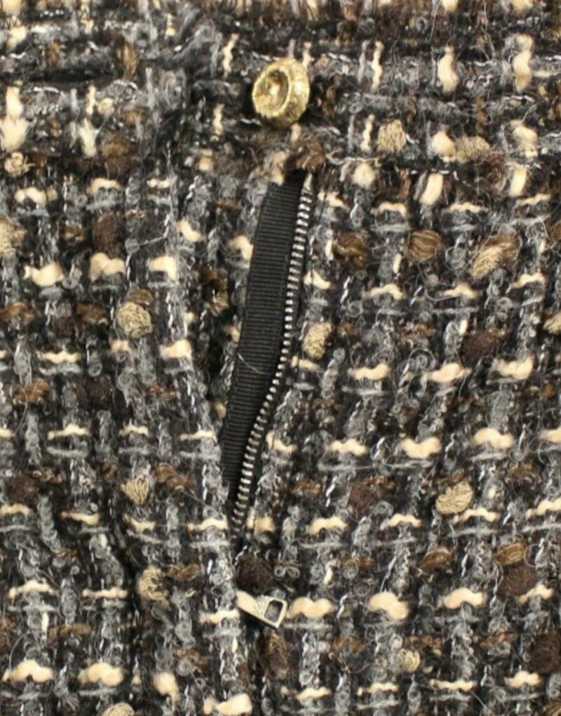 Dolce & Gabbana Elegant Multicolor Wool Blend Shorts - Image 5