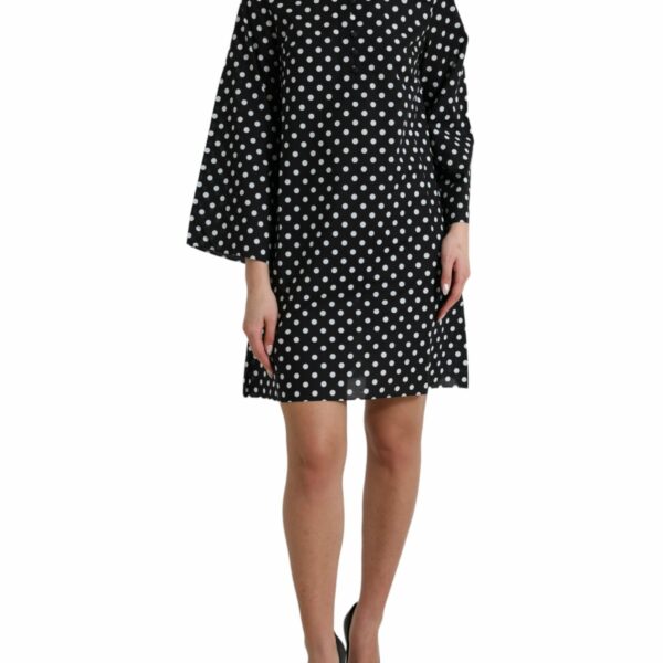 Dolce & Gabbana Elegant Polka Dot Shift Mini Dress