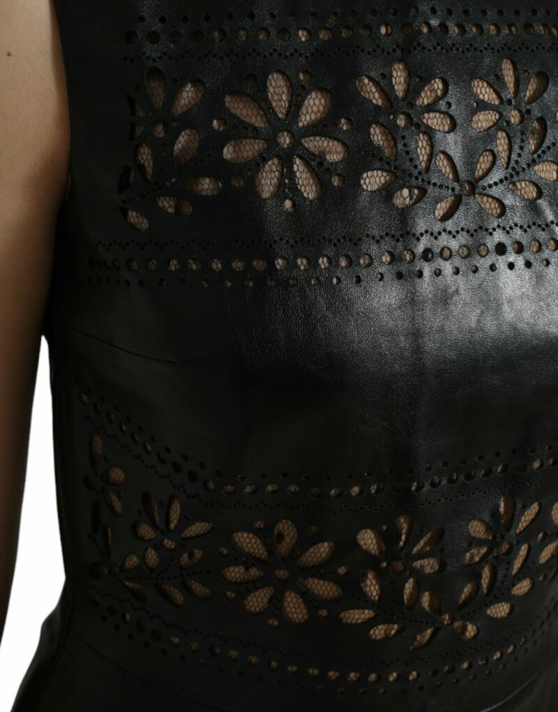 Valentino Elegant Black A-Line Mini Dress - Image 5