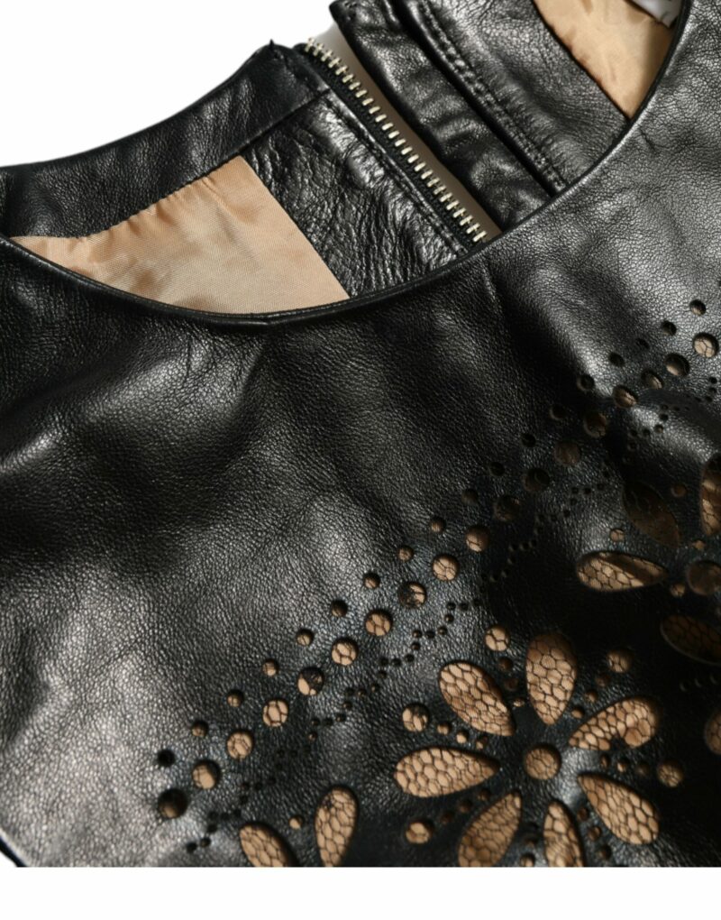 Valentino Elegant Black A-Line Mini Dress - Image 6