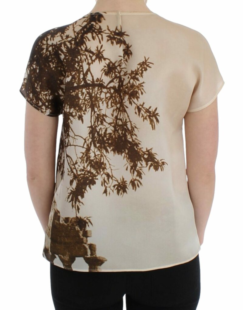 Dolce & Gabbana Enchanted Sicily Taormina Print Silk Blouse - Image 3