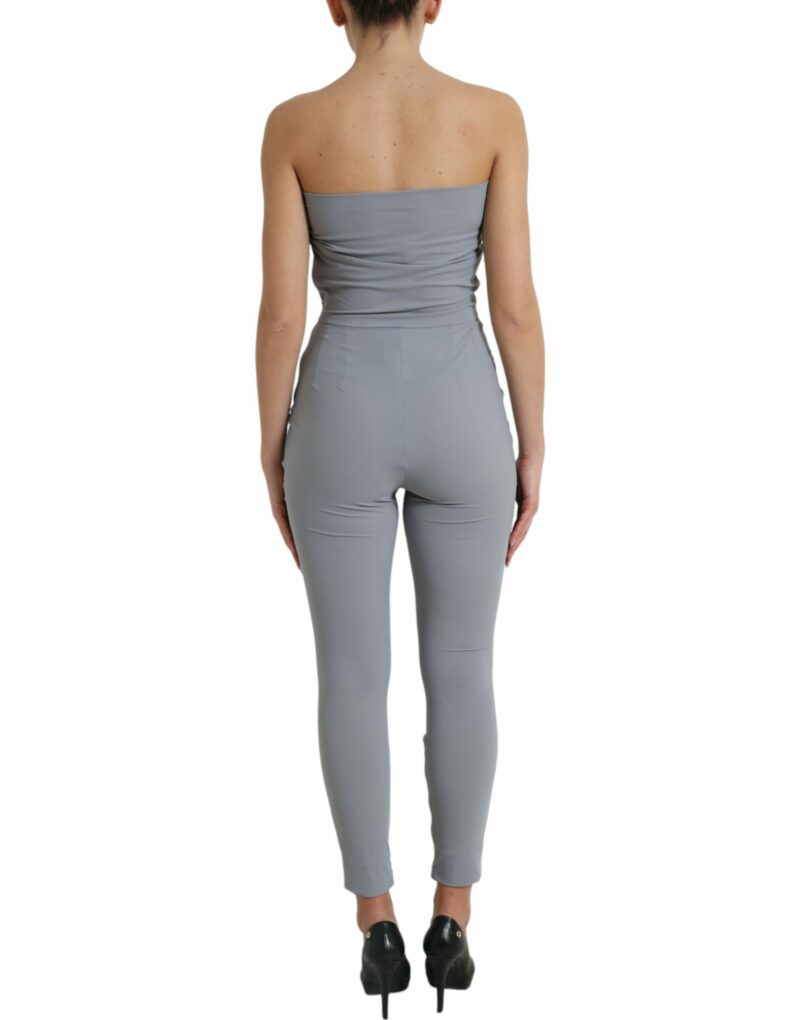 Dolce & Gabbana Chic Strapless Bodycon Jumpsuit Dress - Image 3