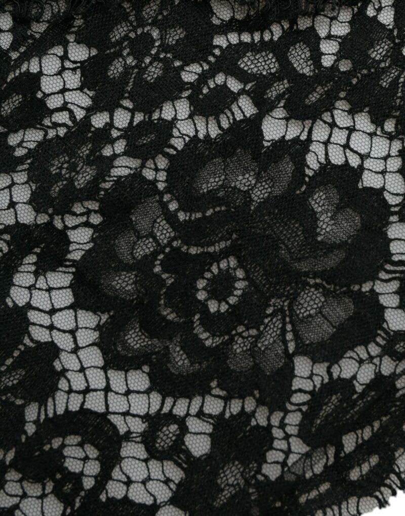 Dolce & Gabbana Elegant Crystal-Embellished Sheath Dress - Image 7