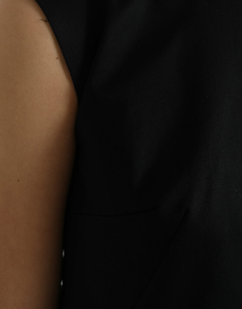 Dolce & Gabbana Elegant Sleeveless Shift Mini Dress - Image 5