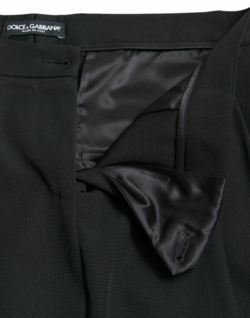 Dolce & Gabbana Elegant High-Waist Tapered Cropped Pants - Image 5