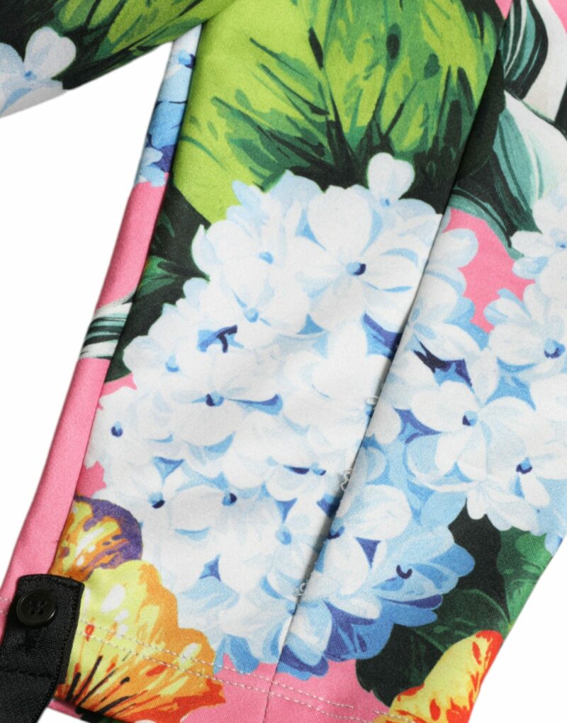 Dolce & Gabbana Exquisite Floral High Waist Leggings - Image 5