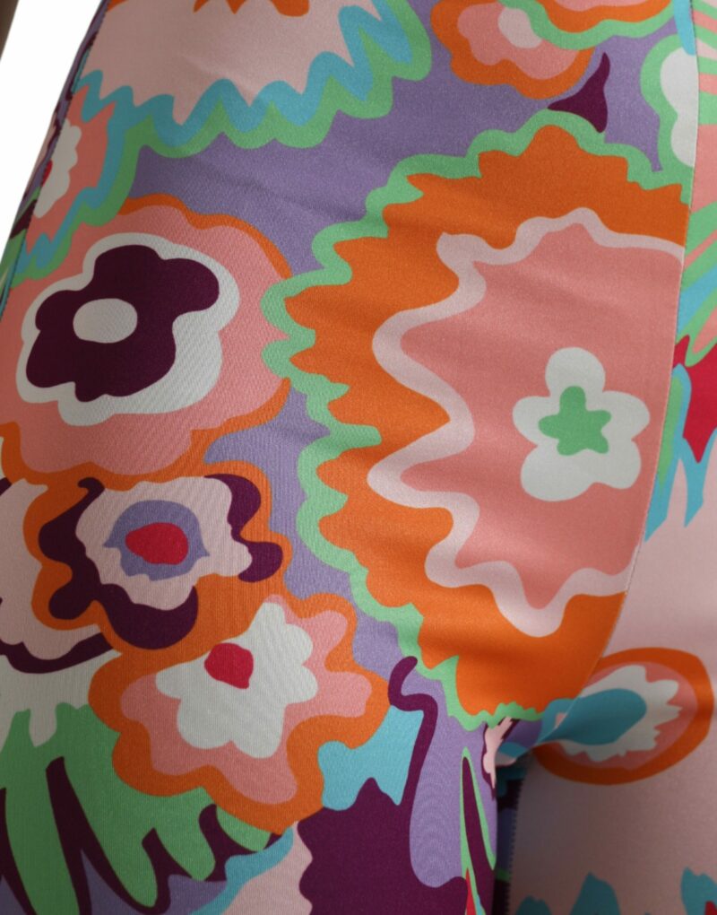 Dolce & Gabbana Enchanting Floral Print High-Waist Leggings - Image 4
