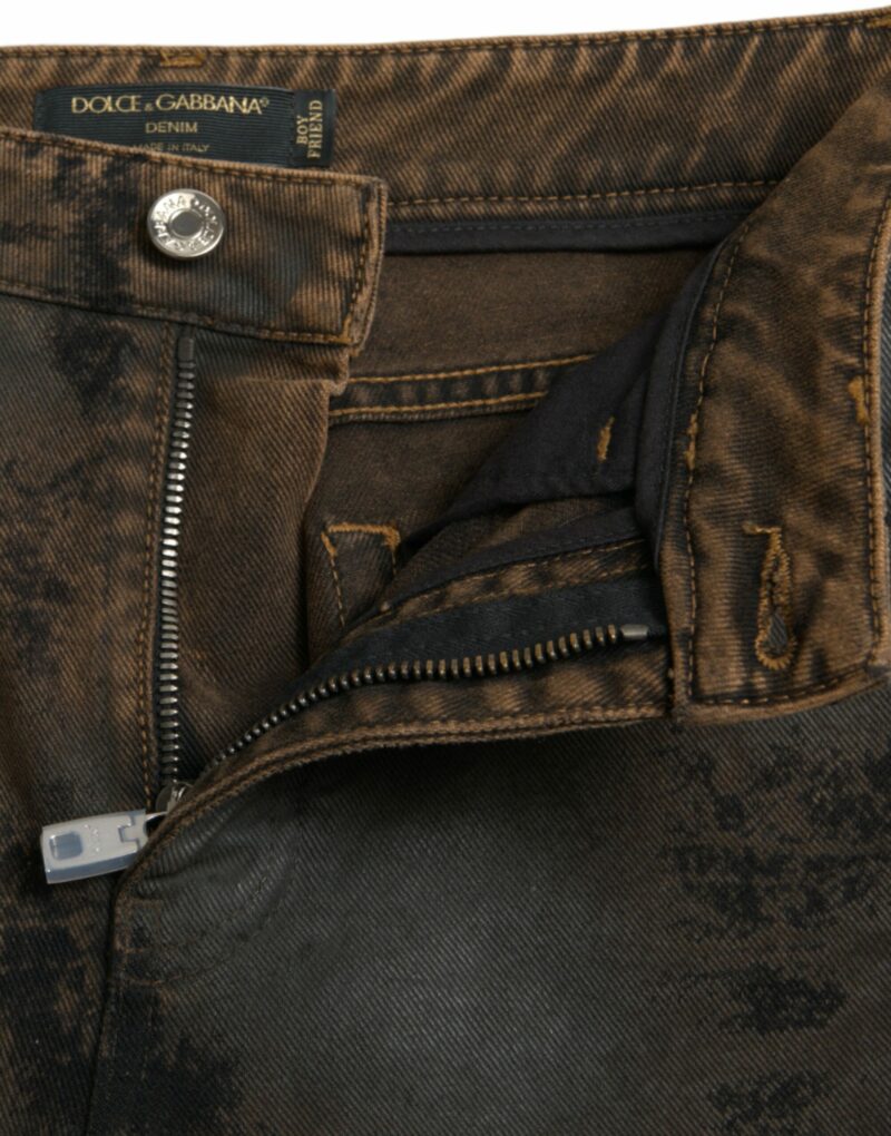 Dolce & Gabbana Chic Boyfriend Mid Waist Stretch Jeans - Image 5