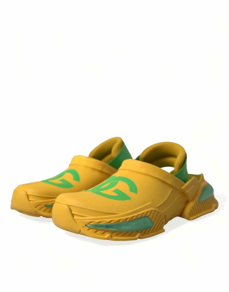 Dolce & Gabbana Chic Rubber Clogs Slippers in Lush Colors - Image 3