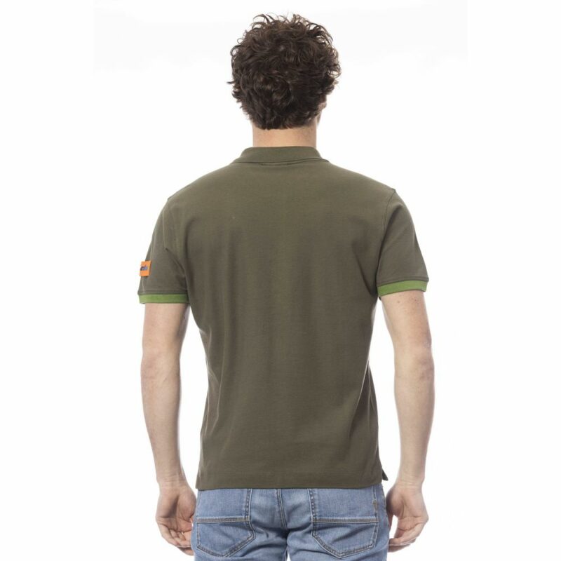 Invicta Green Cotton Men Polo Shirt - Image 3