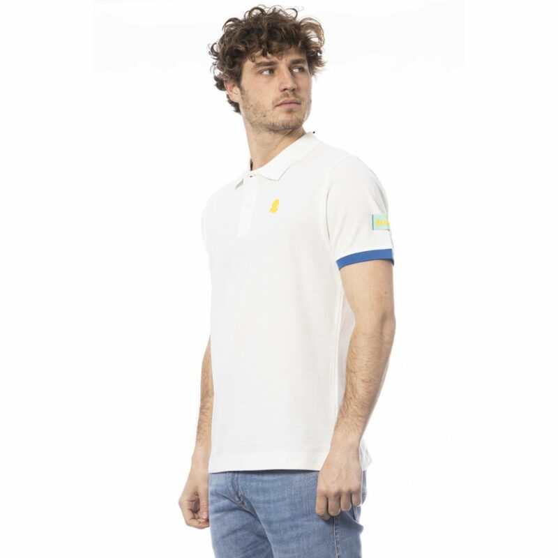 Invicta White Cotton Men Polo Shirt - Image 2