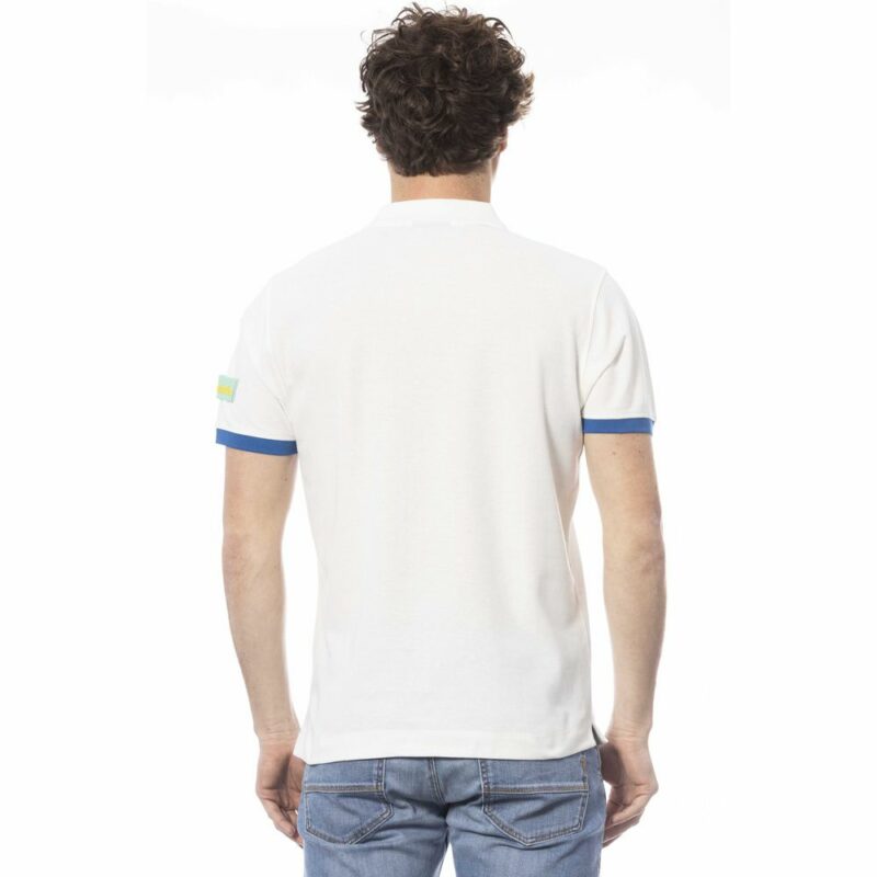 Invicta White Cotton Men Polo Shirt - Image 3