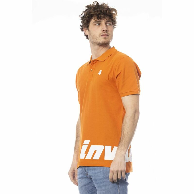 Invicta Orange Cotton Men Polo Shirt - Image 2