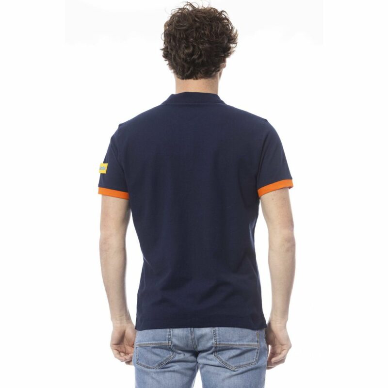 Invicta Blue Cotton Men Polo Shirt - Image 3