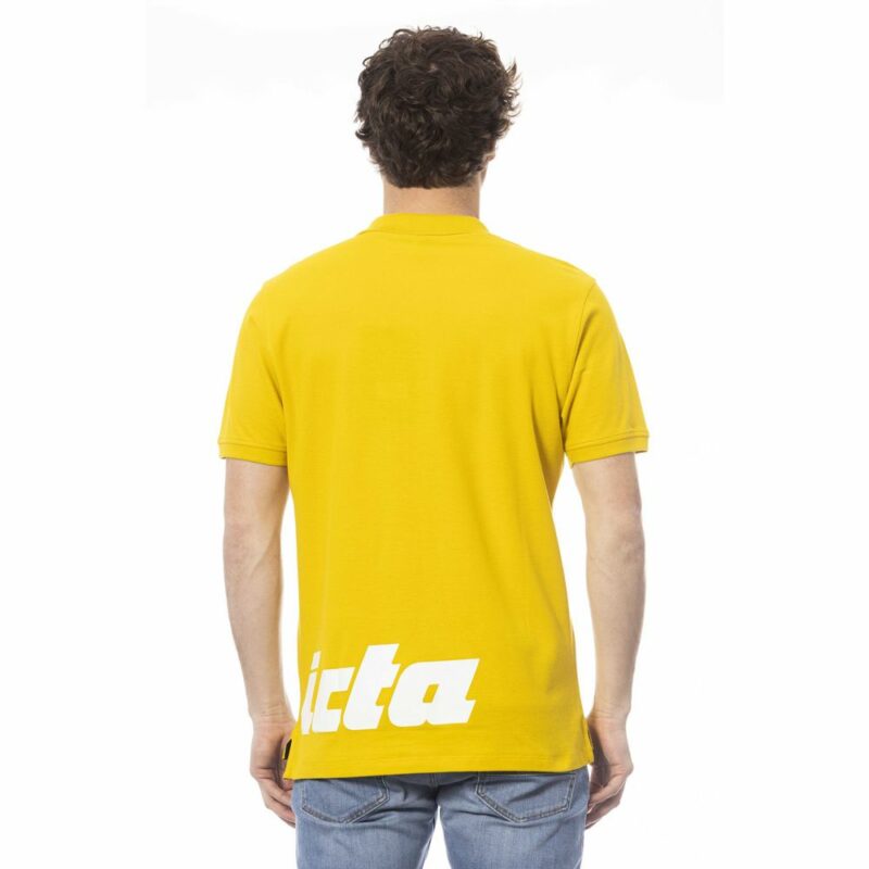 Invicta Yellow Cotton Men Polo Shirt - Image 3