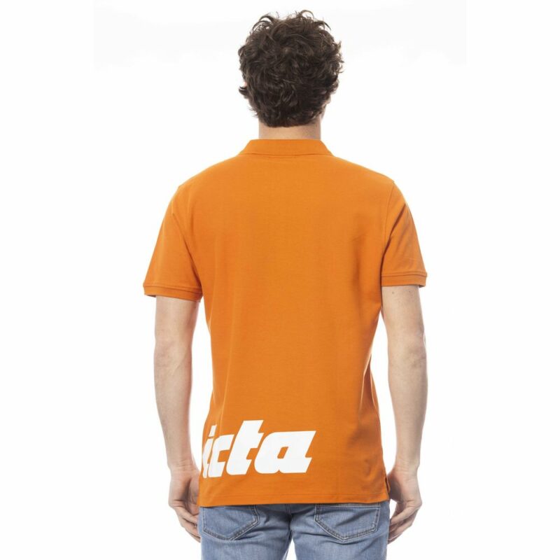 Invicta Orange Cotton Men Polo Shirt - Image 3