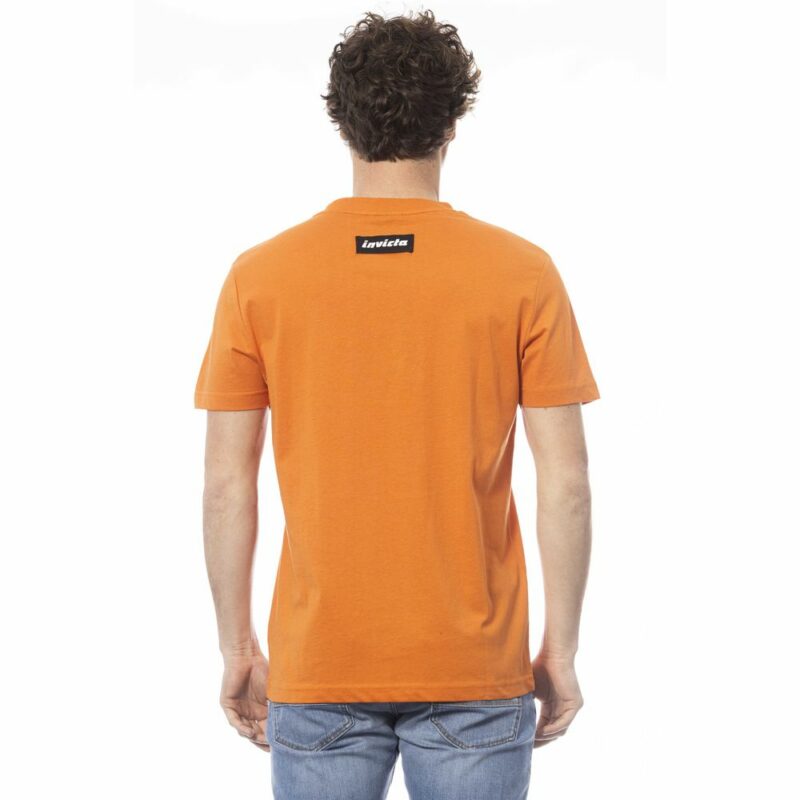 Invicta Orange Cotton Men T-Shirt - Image 3