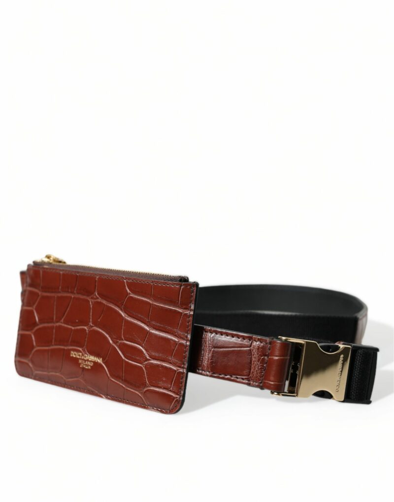 Dolce & Gabbana Elegant Leather Airpod & Coin Purse Duo - Image 2
