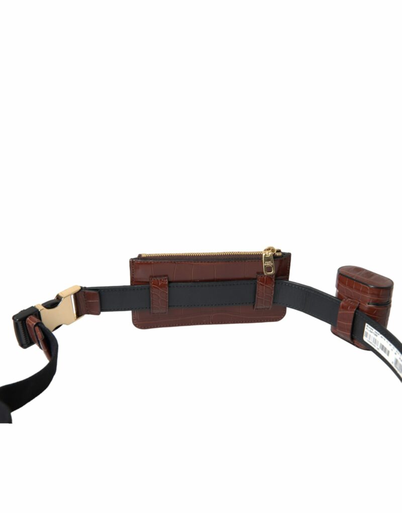 Dolce & Gabbana Elegant Leather Airpod & Coin Purse Duo - Image 6