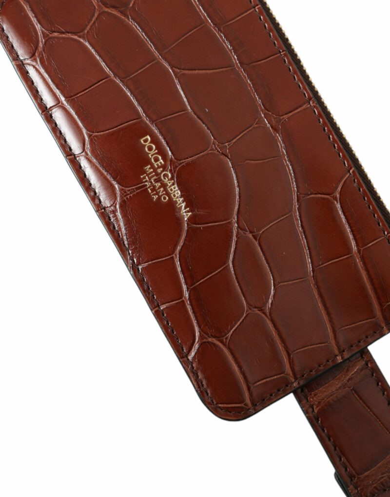 Dolce & Gabbana Elegant Leather Airpod & Coin Purse Duo - Image 7