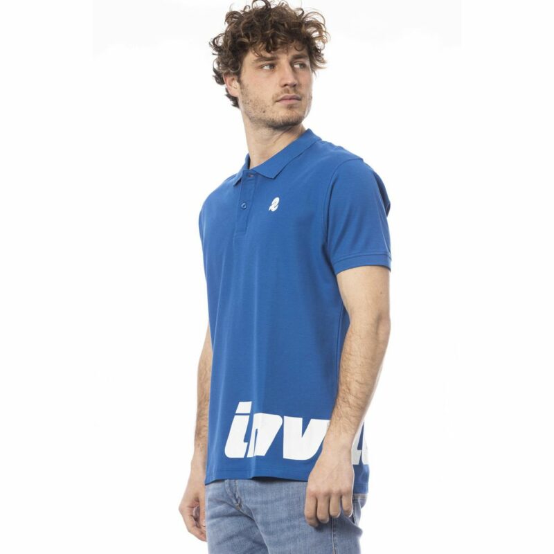 Invicta Blue Cotton Men Polo Shirt - Image 2