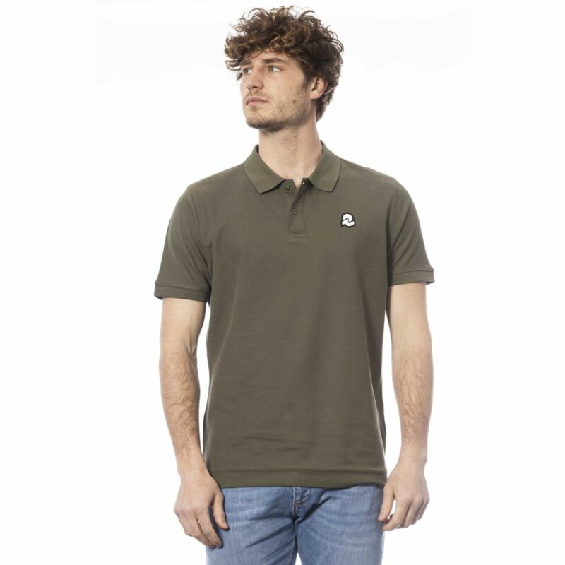 Invicta Green Cotton Men Polo Shirt