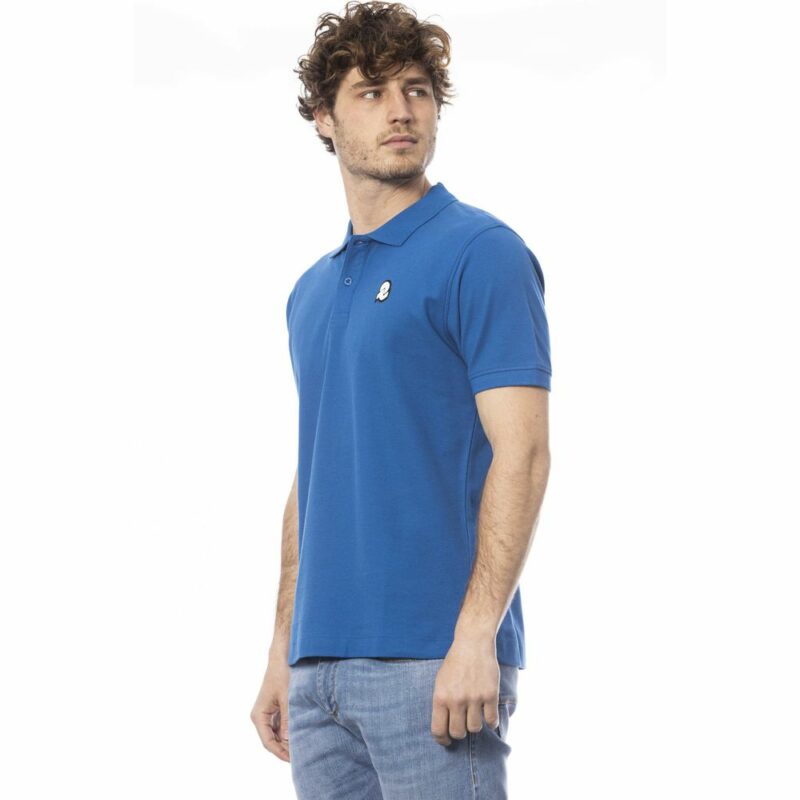 Invicta Blue Cotton Men Polo Shirt - Image 2