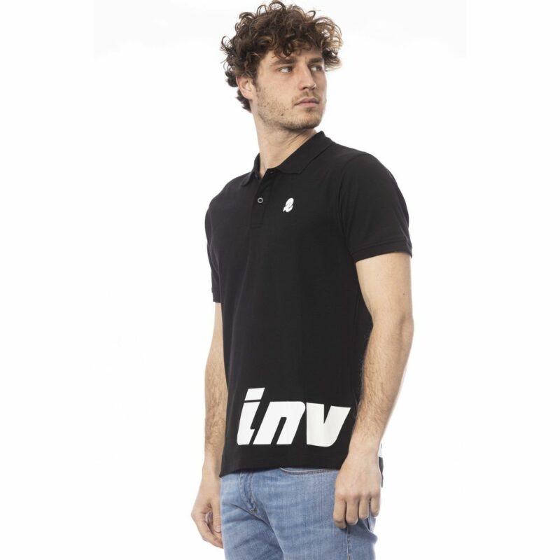 Invicta Black Cotton Men Polo Shirt - Image 2