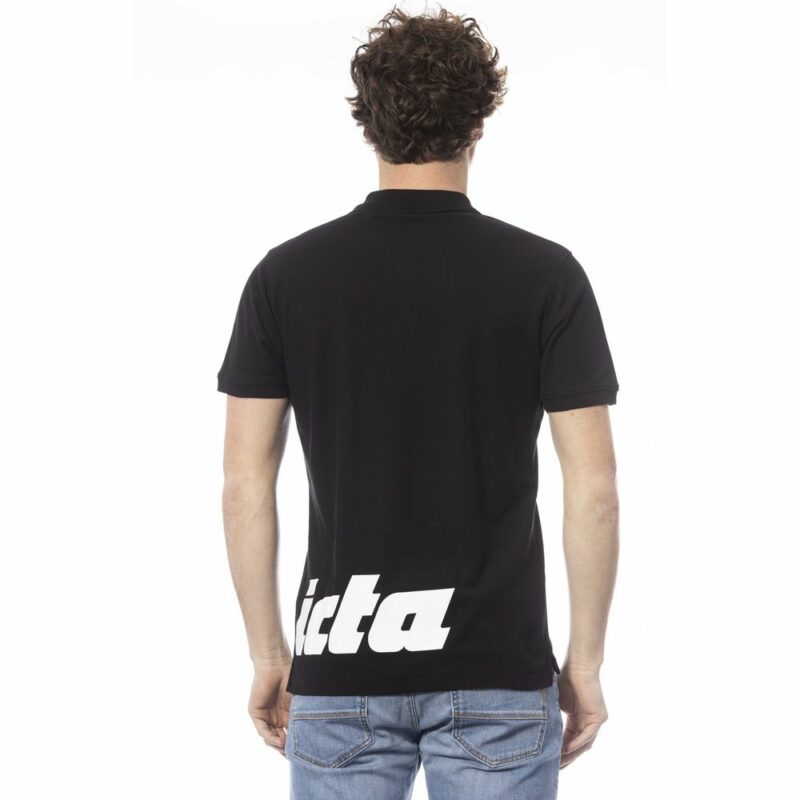 Invicta Black Cotton Men Polo Shirt - Image 3