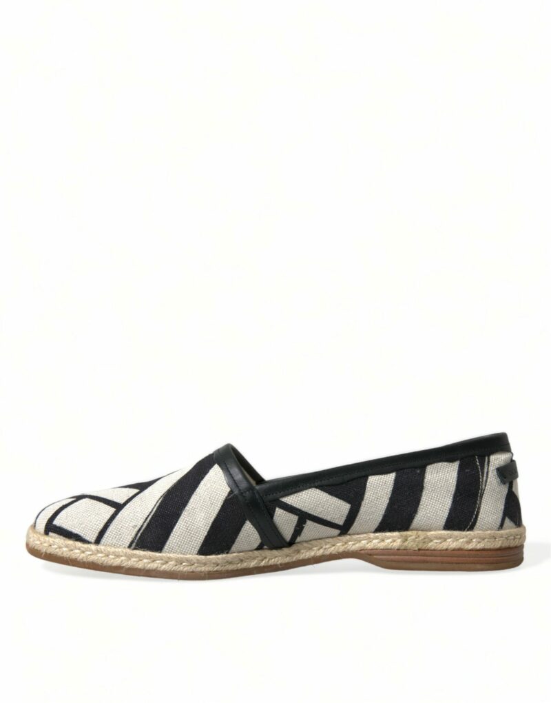 Dolce & Gabbana Chic Striped Canvas Espadrilles - Image 5