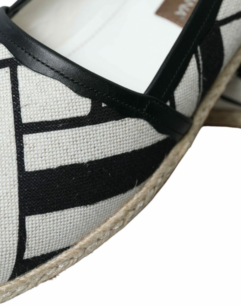 Dolce & Gabbana Chic Striped Canvas Espadrilles - Image 8