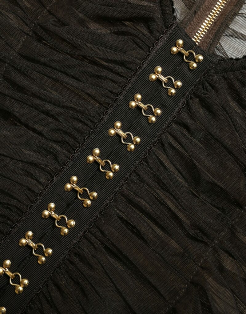 Dolce & Gabbana Embellished Cropped Sleeveless Top - Image 7