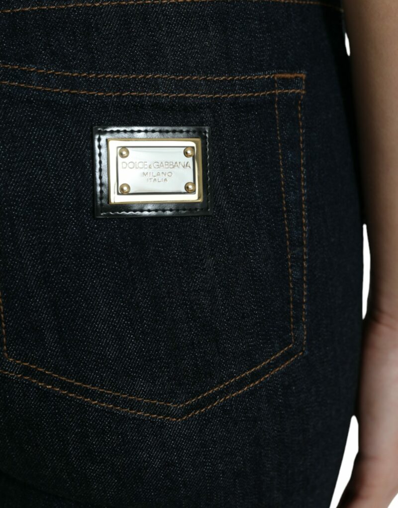 Dolce & Gabbana Sleek Mid-Waist Stretch Denim Jeans - Image 4