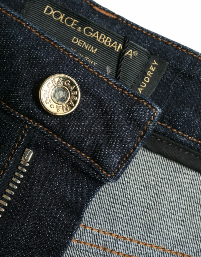 Dolce & Gabbana Sleek Mid-Waist Stretch Denim Jeans - Image 6