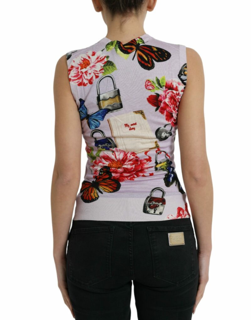 Dolce & Gabbana Elegant Cashmere-Silk Blend Tank Top - Image 3