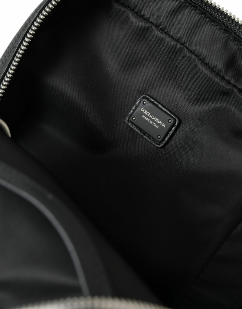 Dolce & Gabbana Chic Black Calf Leather Small Backpack - Image 7