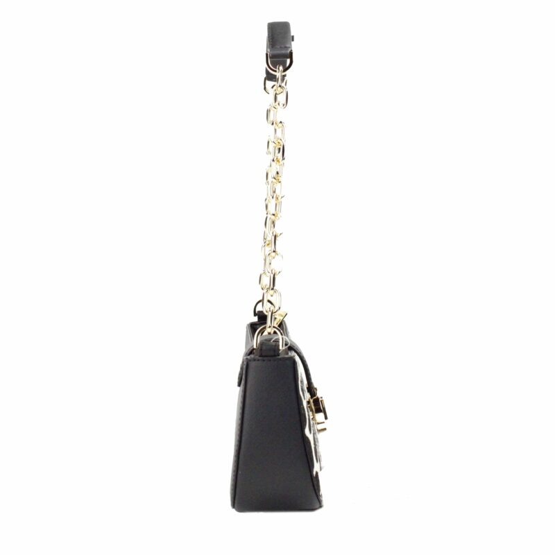 Michael Kors Carmen Small Black Haircalf Pouchette Shoulder Crossbody Bag - Image 2