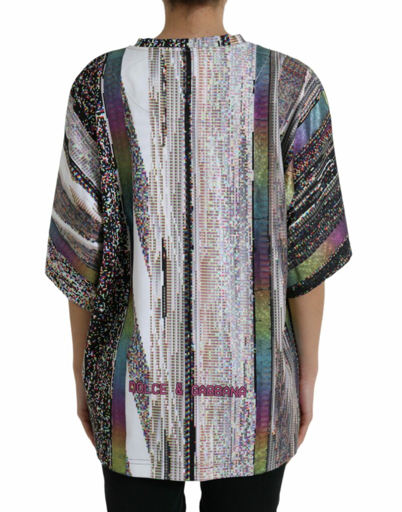 Dolce & Gabbana Chic Multicolor Round Neck Tee - Image 5