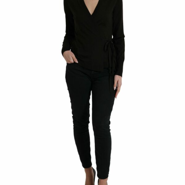 Dolce & Gabbana Elegant Black Virgin Wool Cardigan