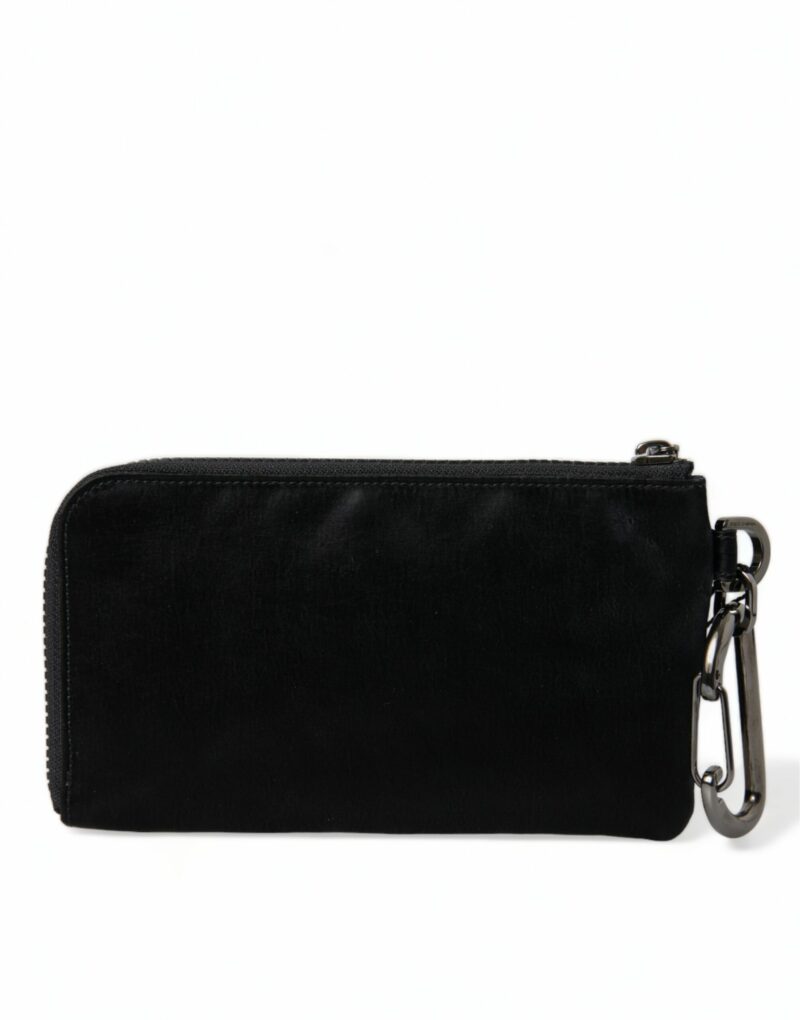 Dolce & Gabbana Chic Nylon-Leather Designer Pouch - Image 3